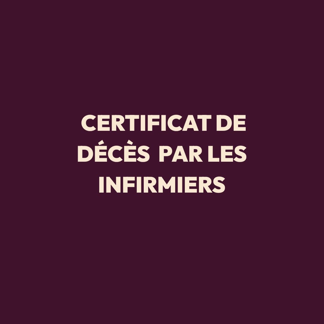 Les IDEL peuvent-ils établir un certificat de décès ?