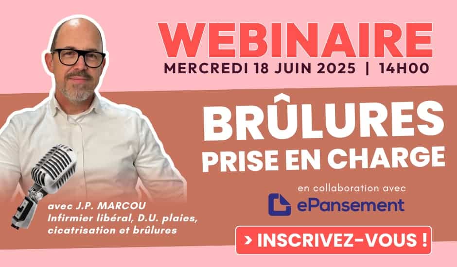 inscription webinaire et replay webinaire brulures prise en charge infirmier