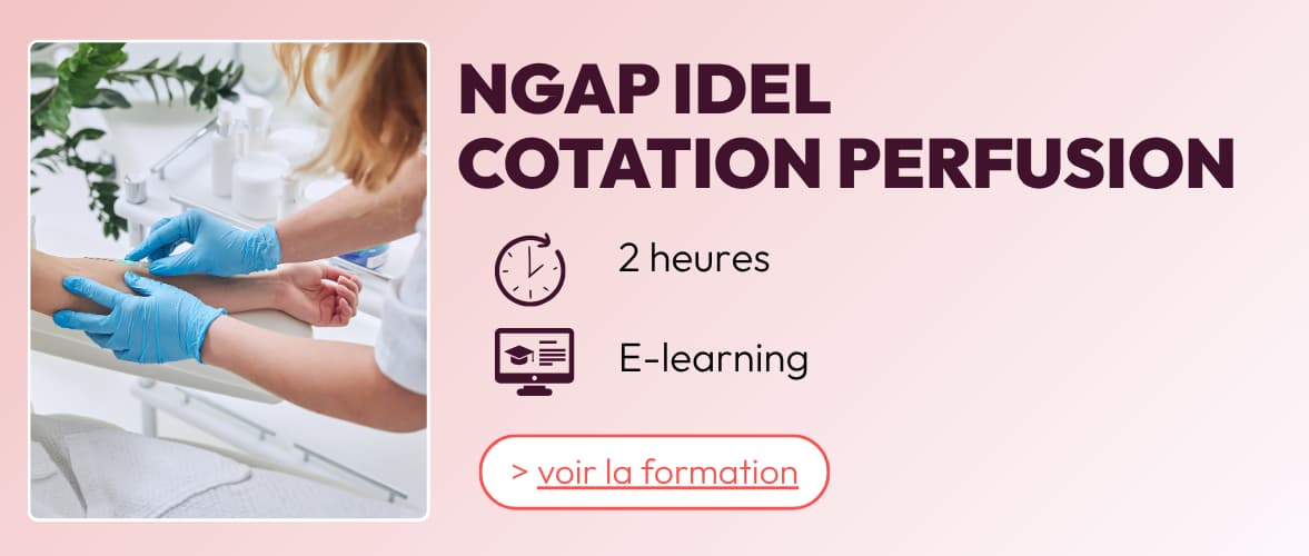 formation NGAP IDEL cotations perfusions