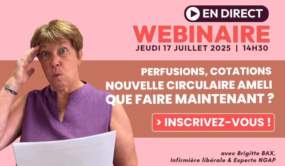 webinaire cotations perfusions CIR-9-2025